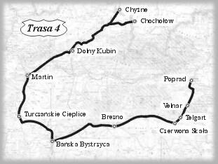 mapka trasy 4, rys. Z.Pytlik