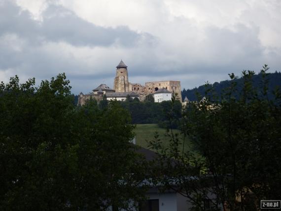 Zamek Lubowelski - widok ze Starej Lubowli