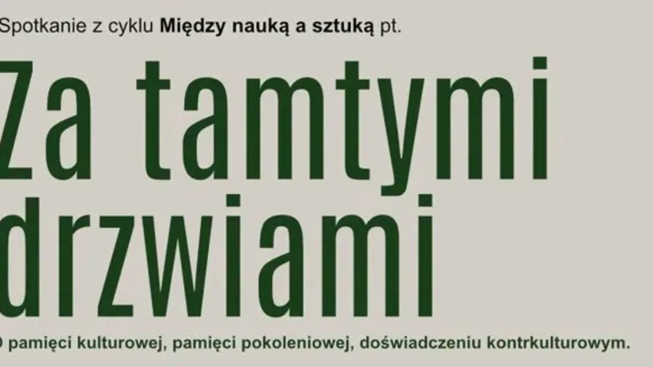 „Za tamtymi drzwiami"