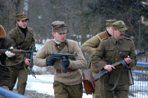 Inscenizacja historyczna w Waksmundzie_28