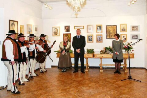 Otwarcie wystawy "Górale, Górale" w Galerii Sztuki na Kozińcu.