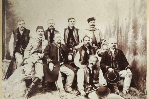 Zarząd Związku Górali w Zakopanem 1904 r. (fot. arch. Muzeum Tatrzańskiego).