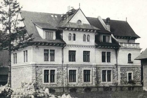Muzeum Tatrzańskie w 1937 r. - na poddaszu znajdowała się pracownia Józefa Fedorowicza (fot. arch. Muzeum Tatrzańskiego)