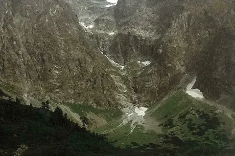 Dolina Śnieżna znad Czarnego Stawu Jaworowego