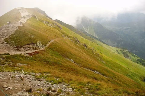 Widok z Kasprowego Wierchu