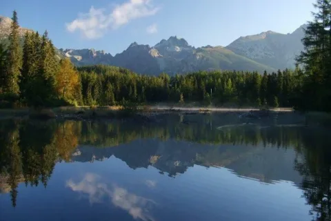 Nove Strbske pleso Voli hreben Popradsky hreben Vysoka Tupa