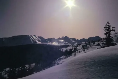 Tatry Wysokie ze stoków Kopieńca