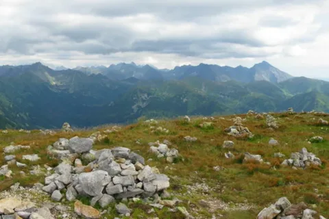 Panorama Tatr Wysokich z Krzesanicy