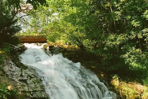 Beskid Żywiecki. Wodospad Sopotni
