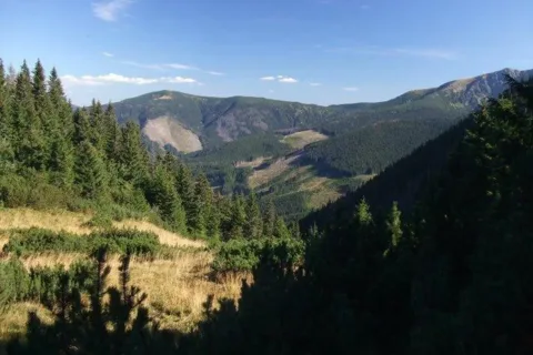 Rovna hola Ludarova hola zo Sedla Prednych