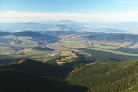 Voliarisko Zuberec Skorusinske vrchy Oravska Magura Pilsko zo Zuberca