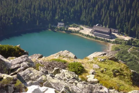 popradske pleso-popradzkim stawem.