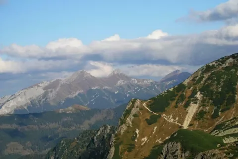 Bielskie z czarnego na Kozi Wierch