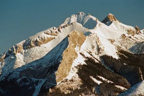 Tatry Bielskie. Murań, Nowy Wierch, Hawrań i Płaczliwa Skała. Widok z Gęsiej Szyi.