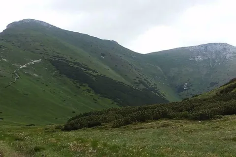 Tatry Bielskie z Wyżniej Przełęczy pod Kopą