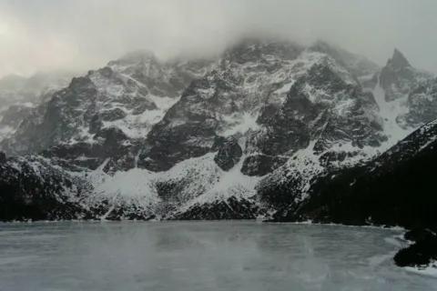 Morskie Oko i Mięguszowieckie Szczyty zimą