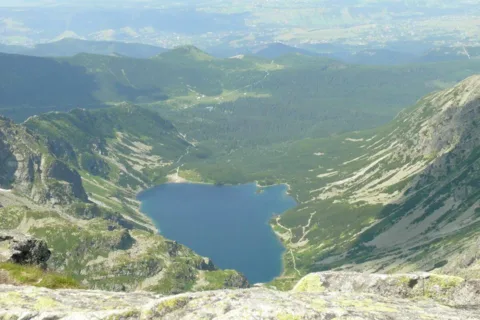 Widok z Granatów na Czarny