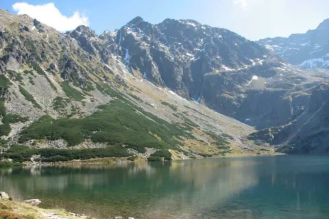 Żółta Turnia i Granaty znad Czarnego Stawu Gąsienicowego