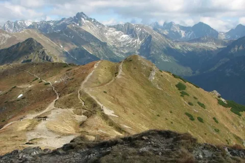 Tatry Wysokie ze szlaku na Kopę Kondracką