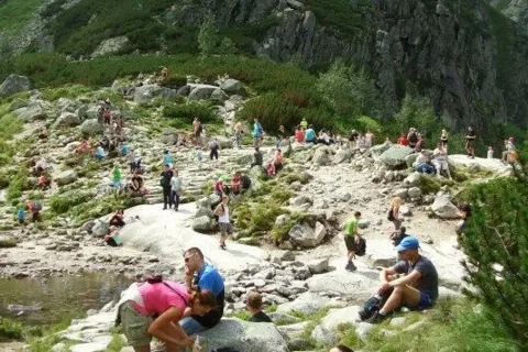 Na progu Czarnego Stawu pod Rysami
