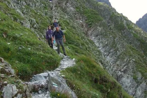 Na szlagu na Mieguszowiwcka Przelecz