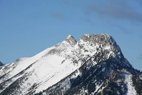 Giewont z Przełeczy między Kopami