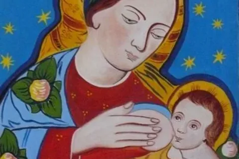 Matka Boza Karmiaca z Dzieciatkiem