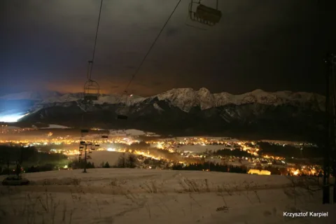 Zakopane nocą