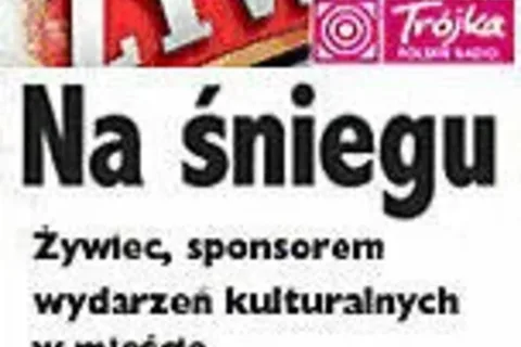 Żywiec na śniegu w Zakopanem
