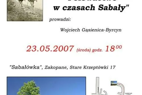 Posiady w Sabałówce – Wojciech Gąsienica Byrcyn „Polowactwo za czasów Jana Krzeptowskiego Sabały”