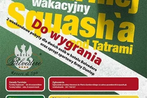 IV wakacyjny Turniej Squash'a pod Tatrami