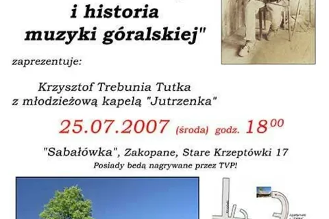 Posiady w „Sabałówce”: "Sabałowe nuty i historia muzyki góralskiej”