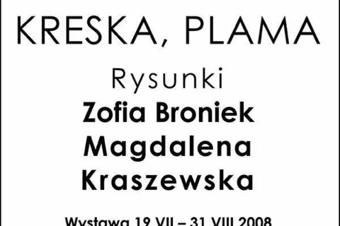 Papier, kreska, plama