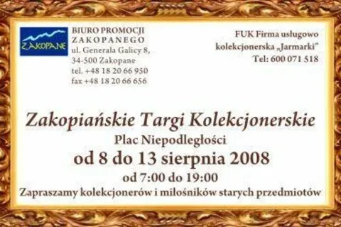 Zakopiańskie Targi Staroci