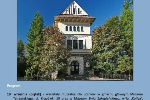 Europejskie Dni Dziedzictwa 2008 w Muzeum Tatrzańskim