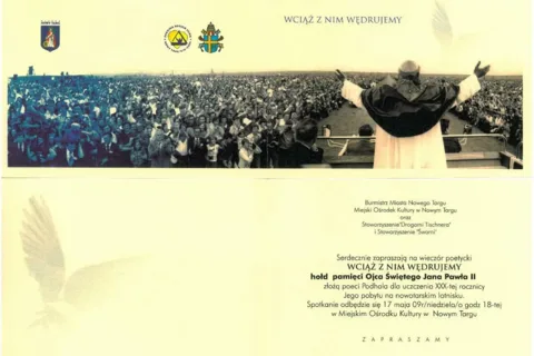 Wieczór poetycki "Wciąż z nim wędrujemy"