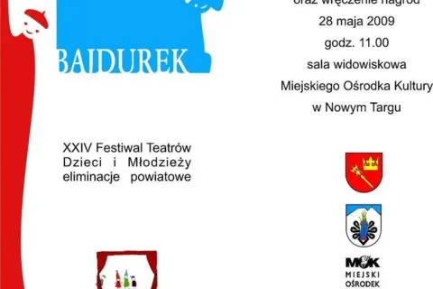 XXIV Festiwal Teatrów Dzieci i Młodzieży "Bajdurek" - ogłoszenie wyników eliminacji
