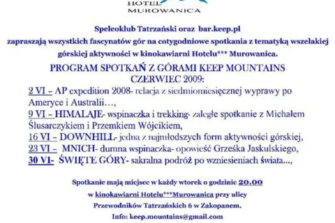 KEEP MOUNTAINS - CZERWIEC 2009