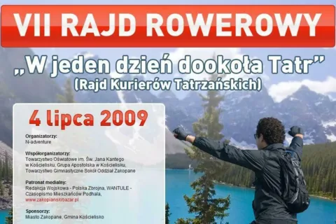 VII Rajd Rowerowy „W jeden dzień dookoła Tatr”