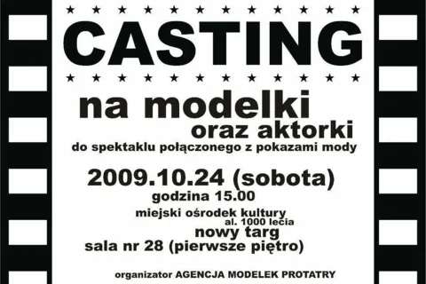 Casting na modelki oraz aktorki