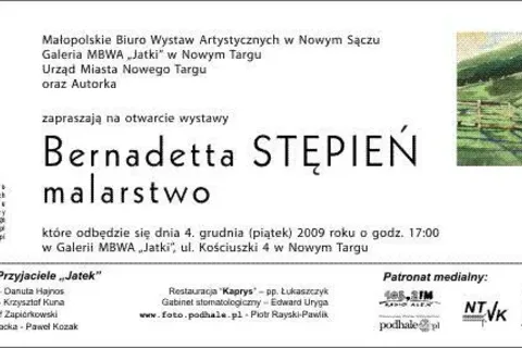 Wernisaż malarstwa Bernadetty Stępień