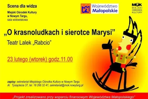 Spektakl teatralny dla dzieci „O krasnoludkach i sierotce Marysi”