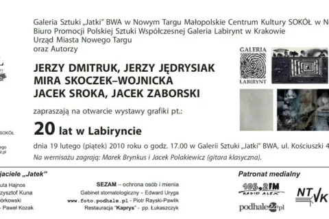 Wernisaż wystawy grafiki "20 lat w Labiryncie"