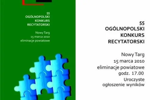 55 Ogólnopolski Konkurs Recytatorski - eliminacje powiatowe
