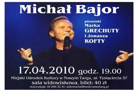 Michał Bajor - występ przeniesiony na 18 czerwca
