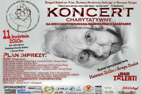 Koncert charytatywny na rzecz Hospicjum Jezusa Miłosiernego
