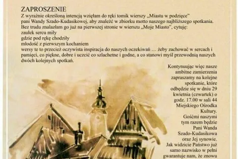 Spotkanie z Panią Wandą Szado-Kudasikową