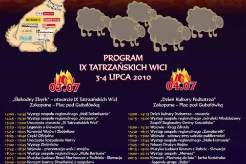 IX TATRZAŃSKIE WICI - „Ślebodny Zbyrk” - „Dzień Kultury Podtatrza”