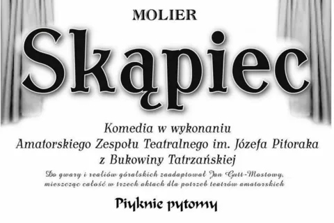 Molier - "SKĄPIEC" w Domu Ludowym