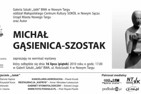 Wernisaż wystawy rzeźby Michała Gąsienicy-Szostaka
